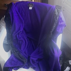 Vintage Dennis Basso Luxurious Cape Like Night Gown Throw On